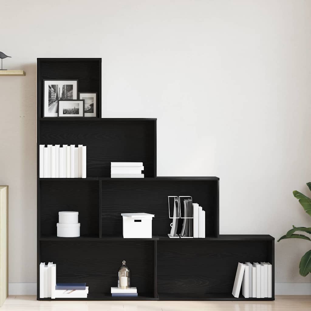 Estantería para libros Roble Negro 155 x 24 x 160 cm