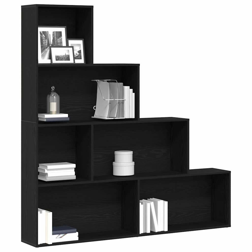 Estantería para libros Roble Negro 155 x 24 x 160 cm