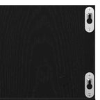 Estante de pared con estante Roble Negro 100 x 18 x 18 cm