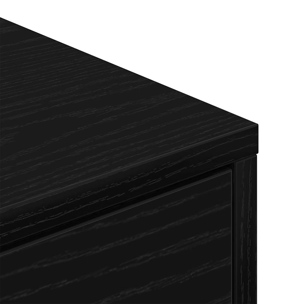 Zapatero Roble Negro 60 x 35 x 84 cm Madera contrachapada
