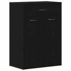 Zapatero Roble Negro 60 x 35 x 84 cm Madera contrachapada