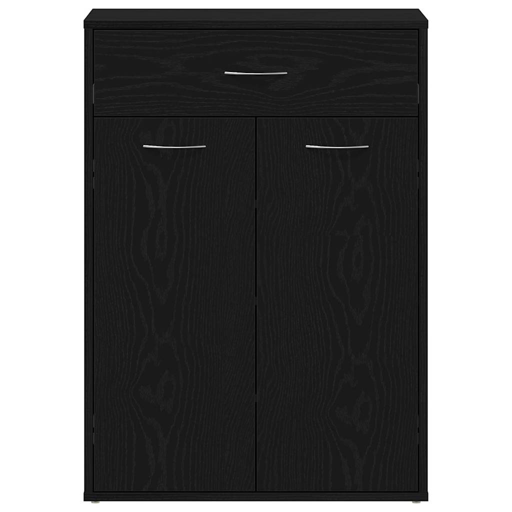 Zapatero Roble Negro 60 x 35 x 84 cm Madera contrachapada