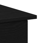 Escritorio Roble Negro 100 x 50 x 76 cm Madera de ingeniería