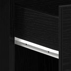 Escritorio Roble Negro 100 x 50 x 76 cm Madera de ingeniería