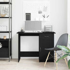Escritorio Roble Negro 100 x 50 x 76 cm Madera de ingeniería