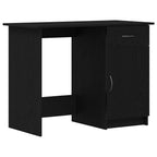 Escritorio Roble Negro 100 x 50 x 76 cm Madera de ingeniería