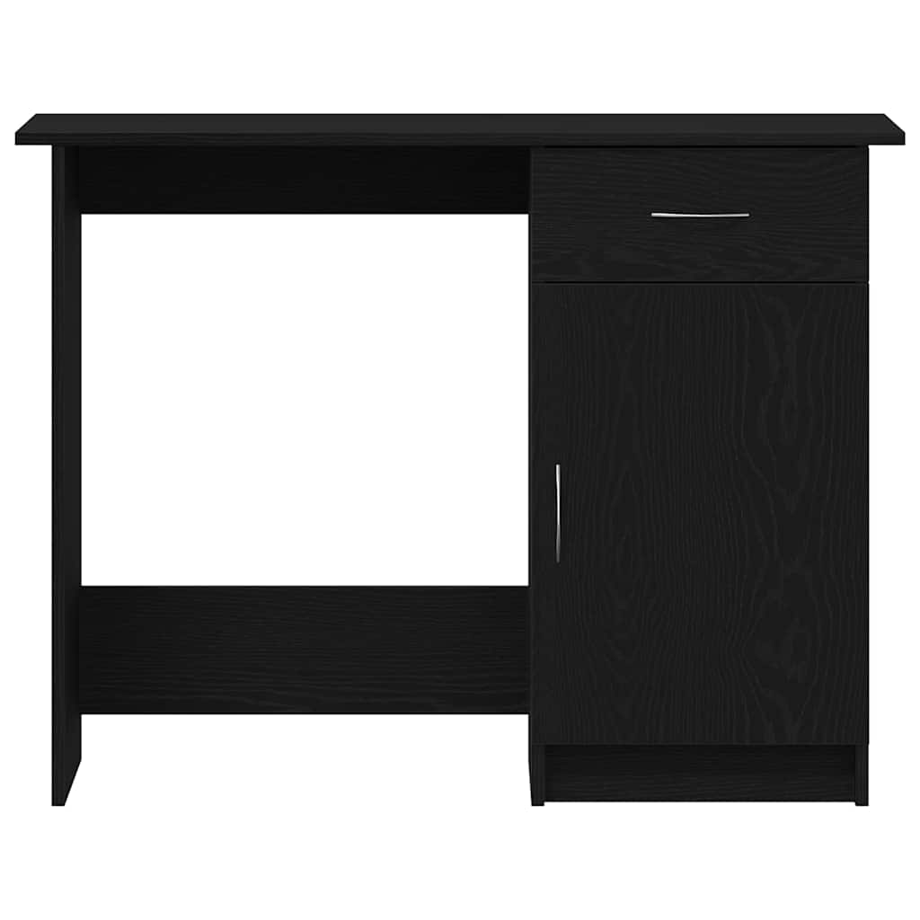 Escritorio Roble Negro 100 x 50 x 76 cm Madera de ingeniería