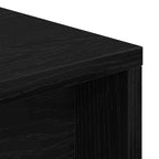 Escritorio Roble Negro 200 x 50 x 76 cm Madera de ingeniería