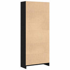 Estante de libros Roble Negro 60 x 24 x 143 cm