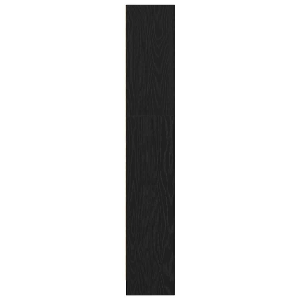 Estante de libros Roble Negro 60 x 24 x 143 cm