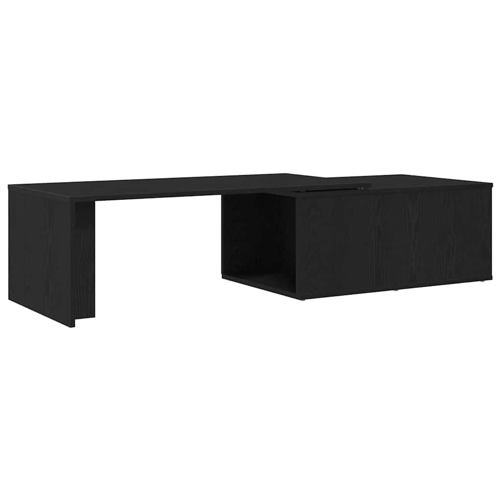Mesa de Café Roble Negro 150 x 50 x 35 cm Madera de ingeniería