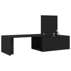 Mesa de Café Roble Negro 150 x 50 x 35 cm Madera de ingeniería