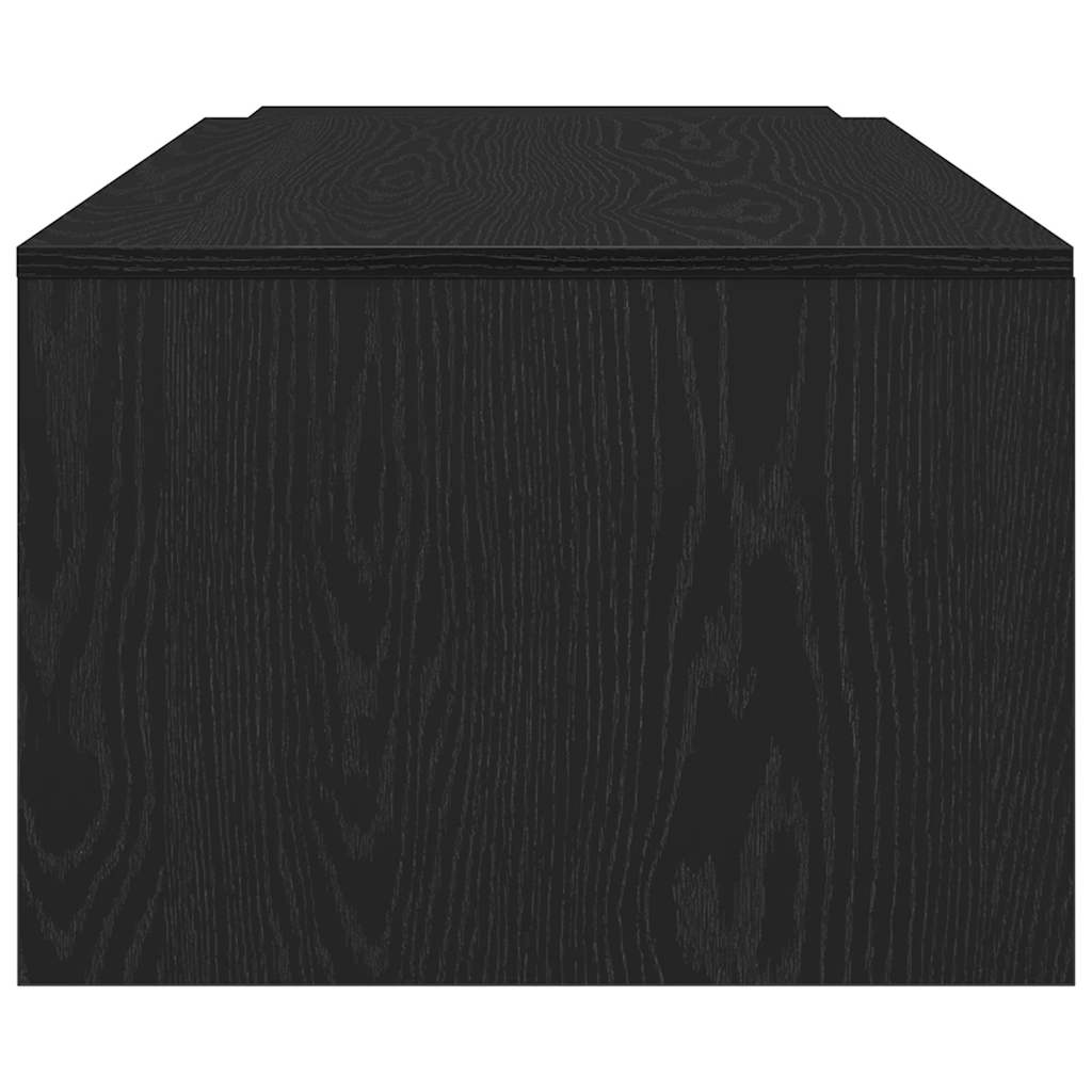 Mesa de Café Roble Negro 150 x 50 x 35 cm Madera de ingeniería