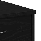 Escritorio Roble Negro 80 x 40 x 75 cm Madera de ingeniería