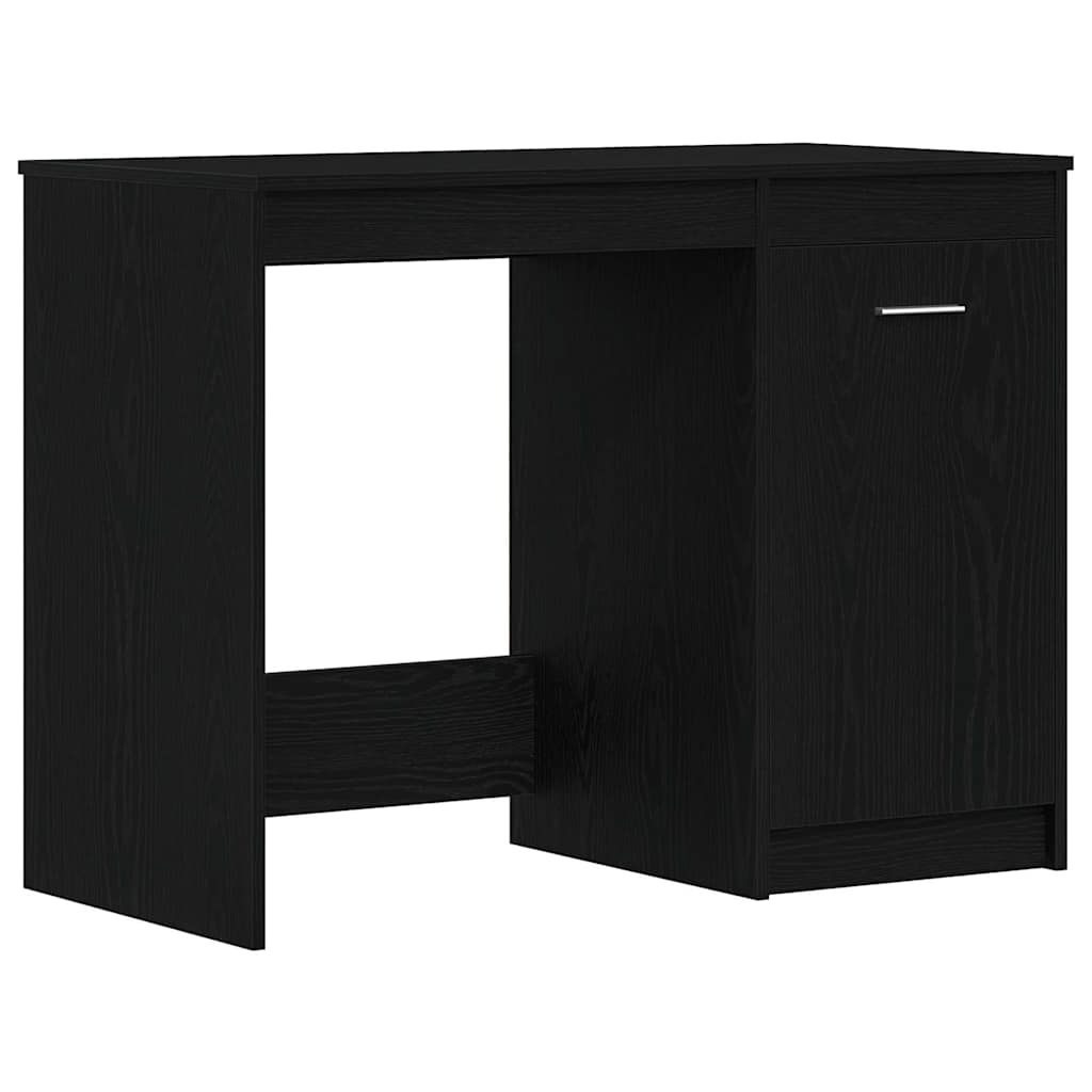 Escritorio Roble Negro 100 x 50 x 76 cm Madera de ingeniería