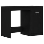 Escritorio Roble Negro 100 x 50 x 76 cm Madera de ingeniería
