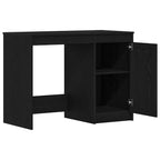 Escritorio Roble Negro 100 x 50 x 76 cm Madera de ingeniería