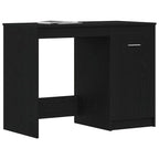 Escritorio Roble Negro 100 x 50 x 76 cm Madera de ingeniería