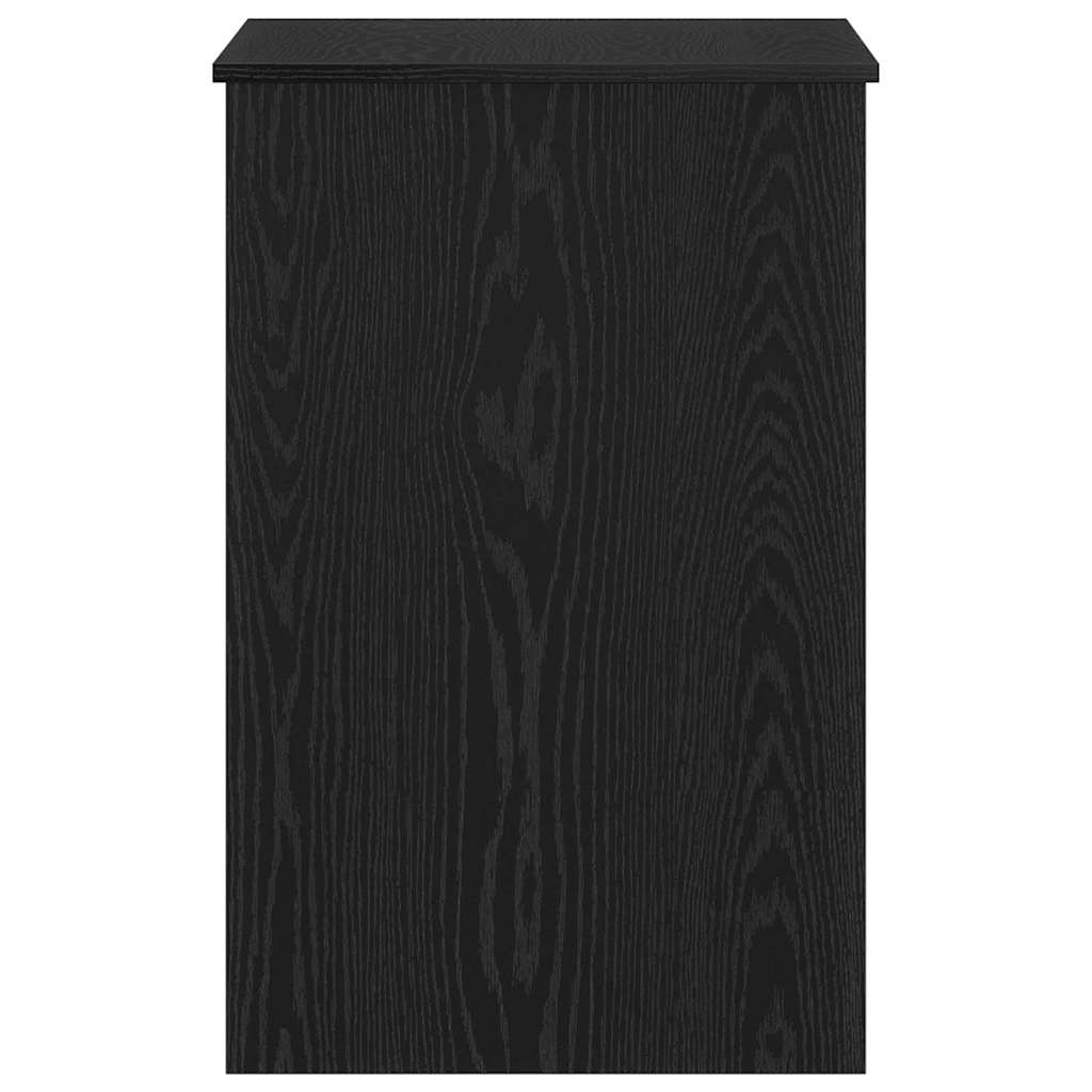 Escritorio Roble Negro 100 x 50 x 76 cm Madera de ingeniería