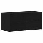 Gabinete de TV Roble Negro 80 x 34 x 36 cm Madera contrachapada