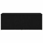 Gabinete de TV Roble Negro 80x34x30 cm Madera contrachapada