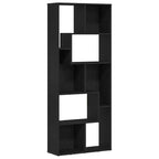 Estantería de madera de roble negro 67x24x161 cm