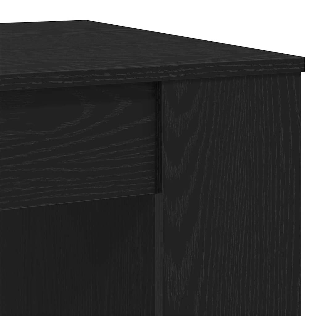 Mesa de Café Roble Negro 102 x 55 x 42 cm Madera de ingeniería