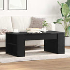 Mesa de Café Roble Negro 102 x 55 x 42 cm Madera de ingeniería