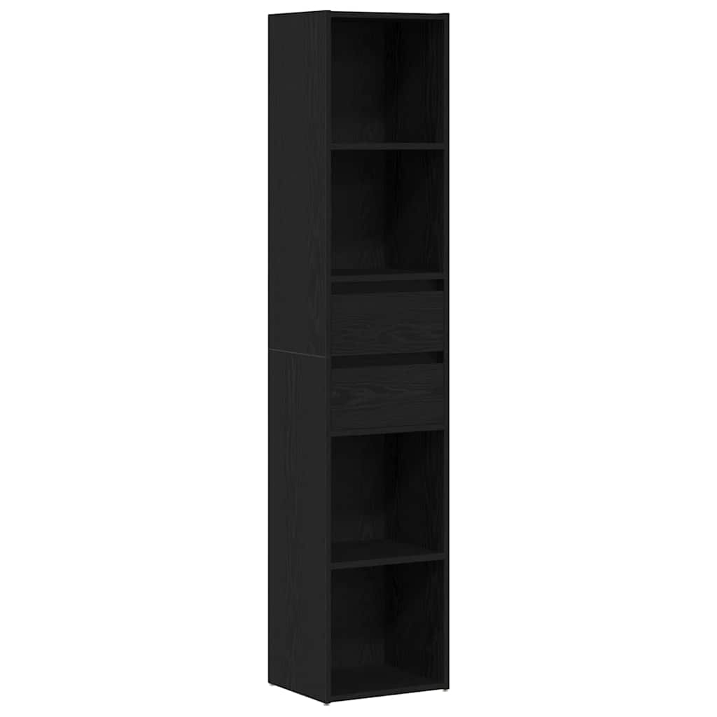 Estantería para libros Roble Negro 36 x 30 x 171 cm