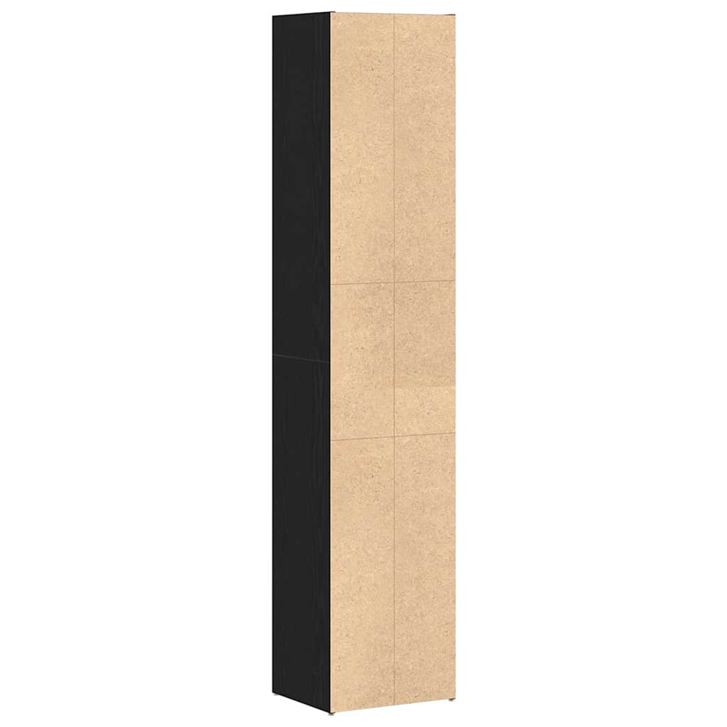 Estantería para libros Roble Negro 36 x 30 x 171 cm