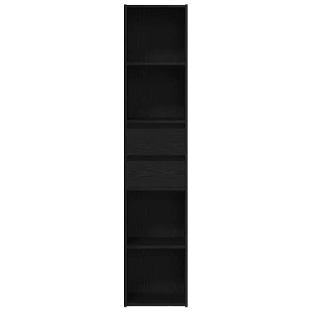 Estantería para libros Roble Negro 36 x 30 x 171 cm