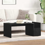 Mesa de Café Roble Negro 90 x 45 x 35 cm Madera de ingeniería