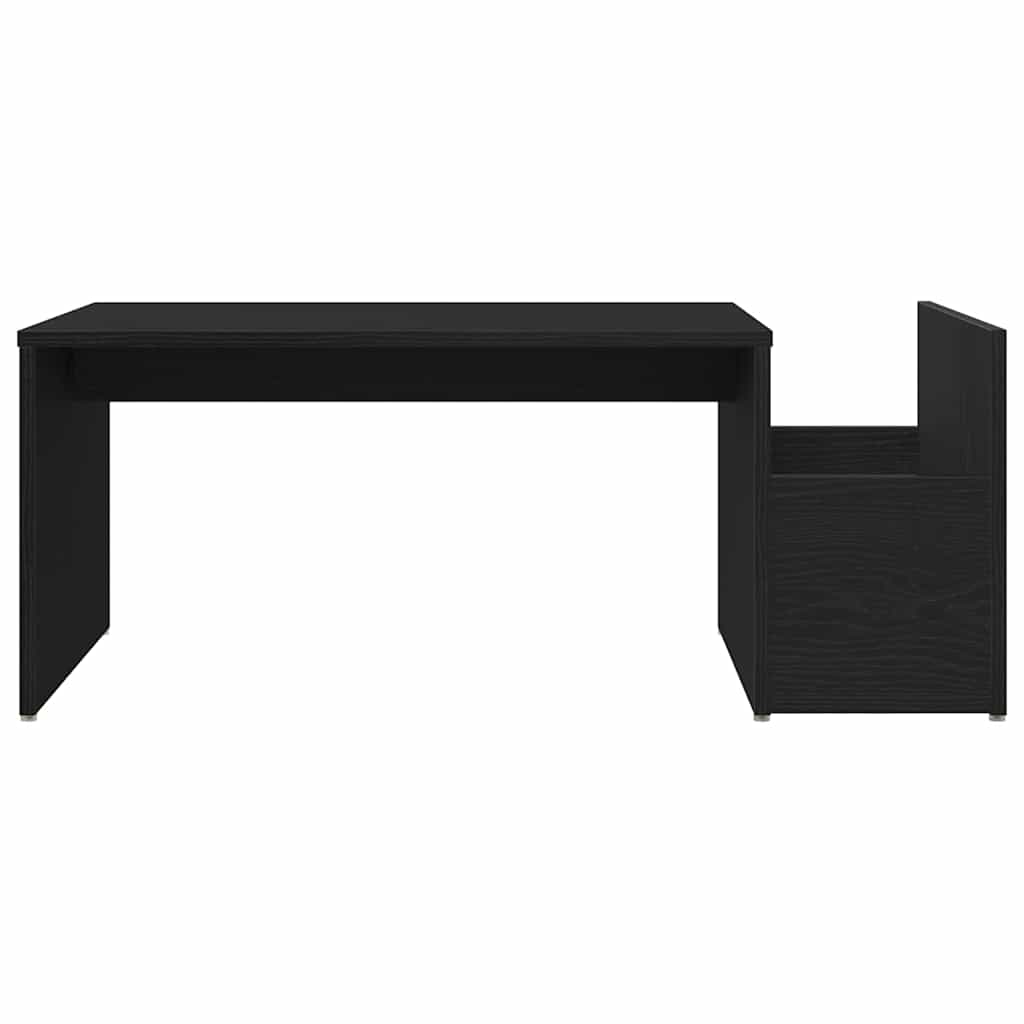 Mesa de Café Roble Negro 90 x 45 x 35 cm Madera de ingeniería