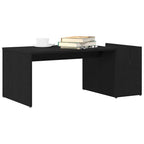 Mesa de Café Roble Negro 90 x 45 x 35 cm Madera de ingeniería