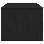 Mesa de Café Roble Negro 90 x 45 x 35 cm Madera de ingeniería