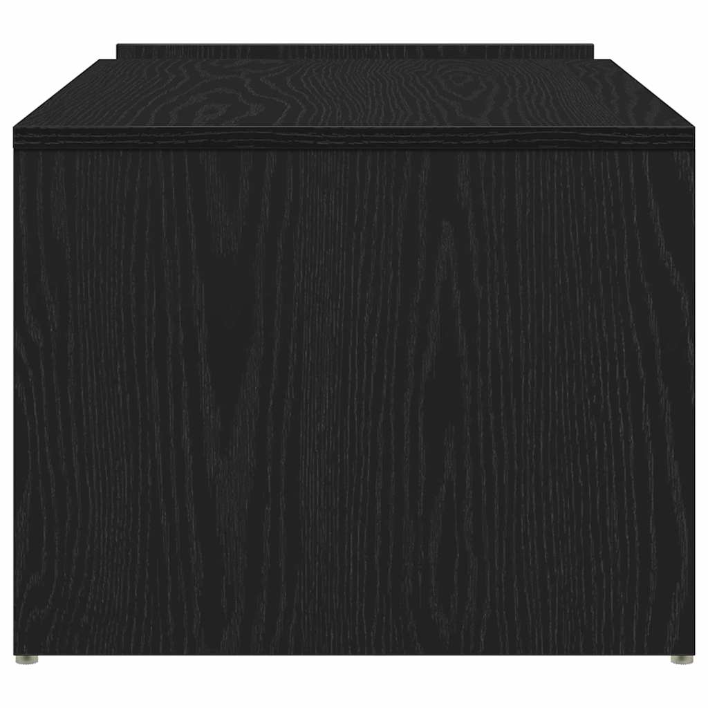 Mesa de Café Roble Negro 90 x 45 x 35 cm Madera de ingeniería