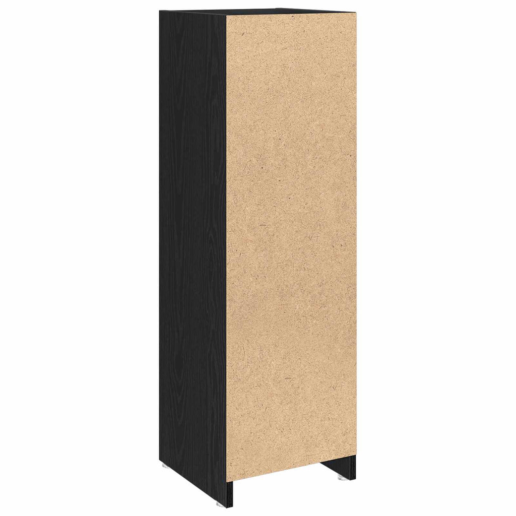 Gabinete de Baño con cajón Roble Negro 30 x 30 x 95 cm