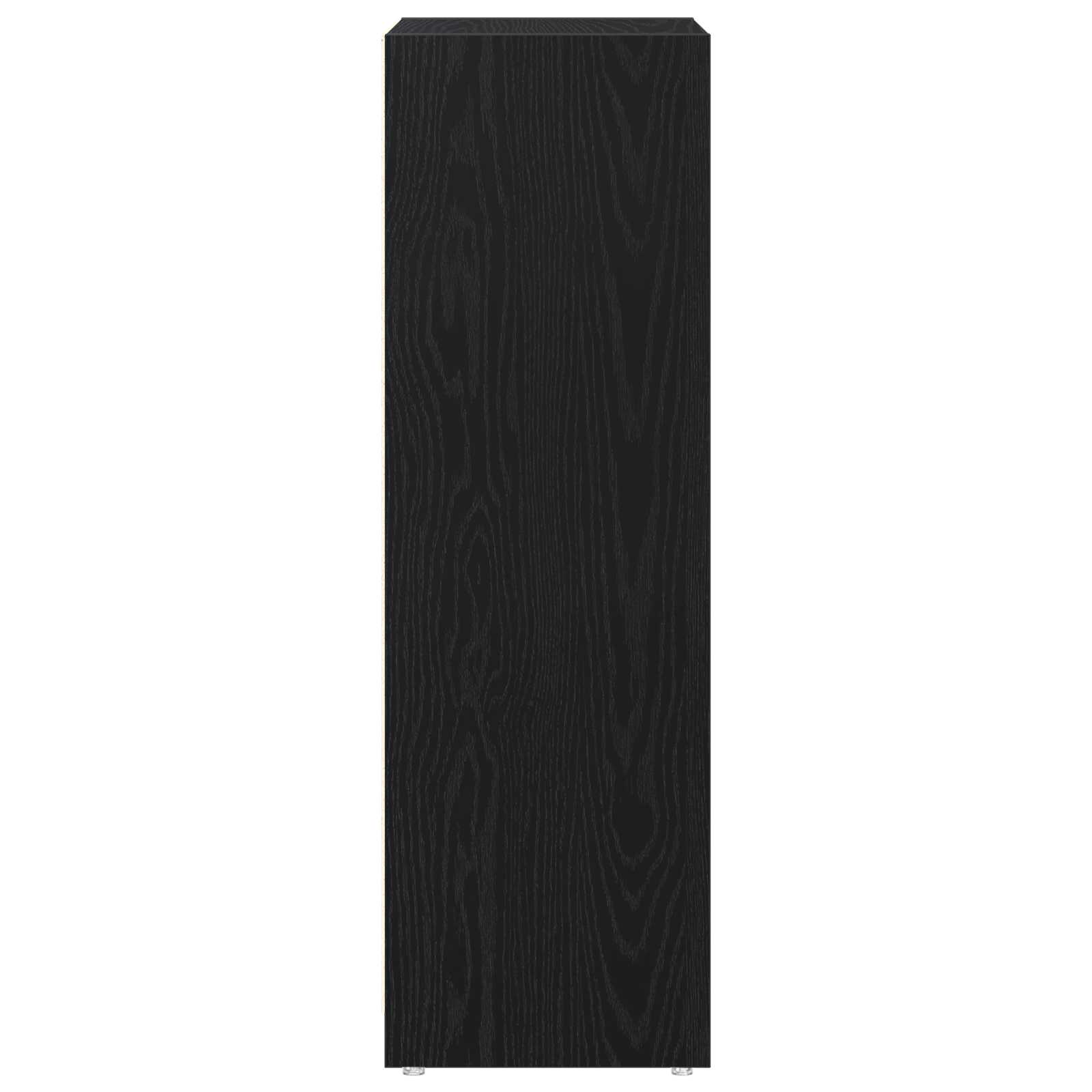 Gabinete de Baño con cajón Roble Negro 30 x 30 x 95 cm