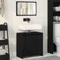 Gabinete de Baño con almacenamiento Roble Negro 60 x 33 x 60 cm