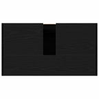 Gabinete de Baño con almacenamiento Roble Negro 60 x 33 x 60 cm