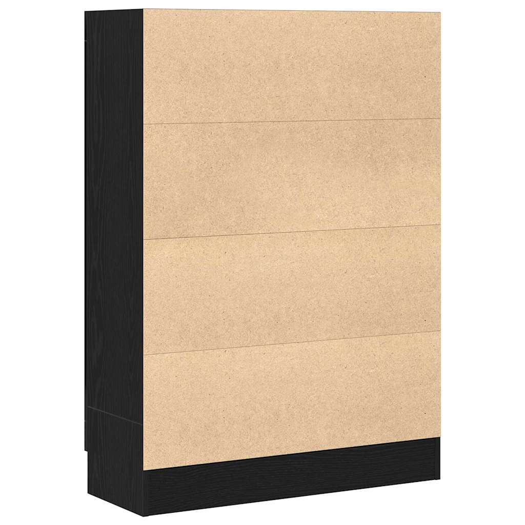 Librería Roble Negro 82,5 x 30,5 x 115 cm Madera de ingeniería