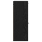 Gabinete de Baño con almacenamiento Roble Negro 30 x 30 x 80 cm