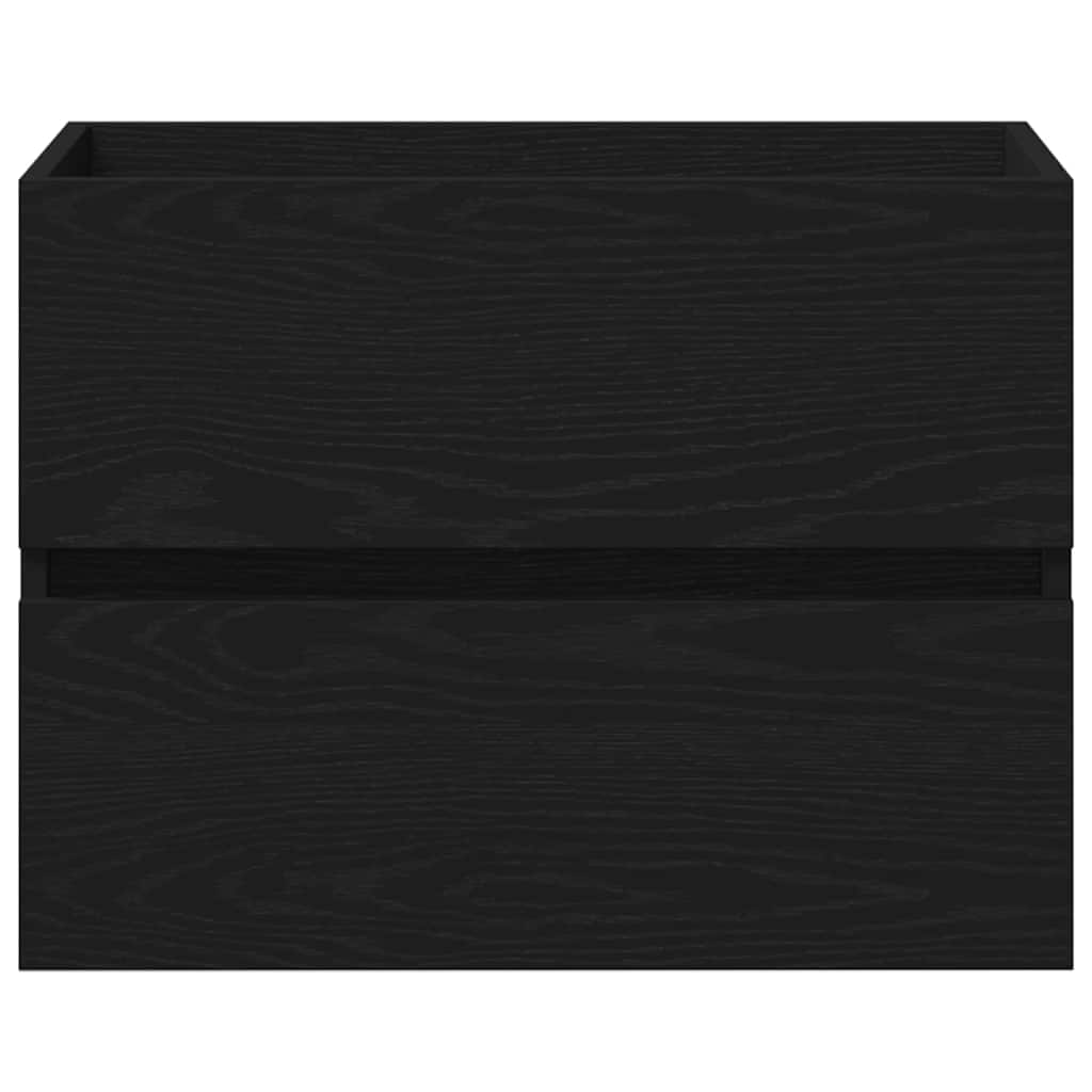 Gabinete de Lavabo para Baño Roble Negro 60 x 38,5 x 45 cm