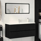 Armario lavabo madera contrachapada roble Sonoma 90x38,5x45 cm