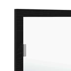 Espejo de baño LED Roble Negro 100 x 8,5 x 37 cm Cristal