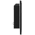 Espejo de baño LED Roble Negro 100 x 8,5 x 37 cm Cristal