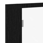 Armario con espejo de baño Roble Negro 60 x 12 x 45 cm