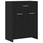 Gabinete de Baño con cajón Roble Negro 60 x 33 x 80 cm