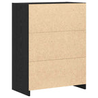 Gabinete de Baño con cajón Roble Negro 60 x 33 x 80 cm