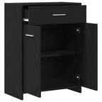 Gabinete de Baño con cajón Roble Negro 60 x 33 x 80 cm